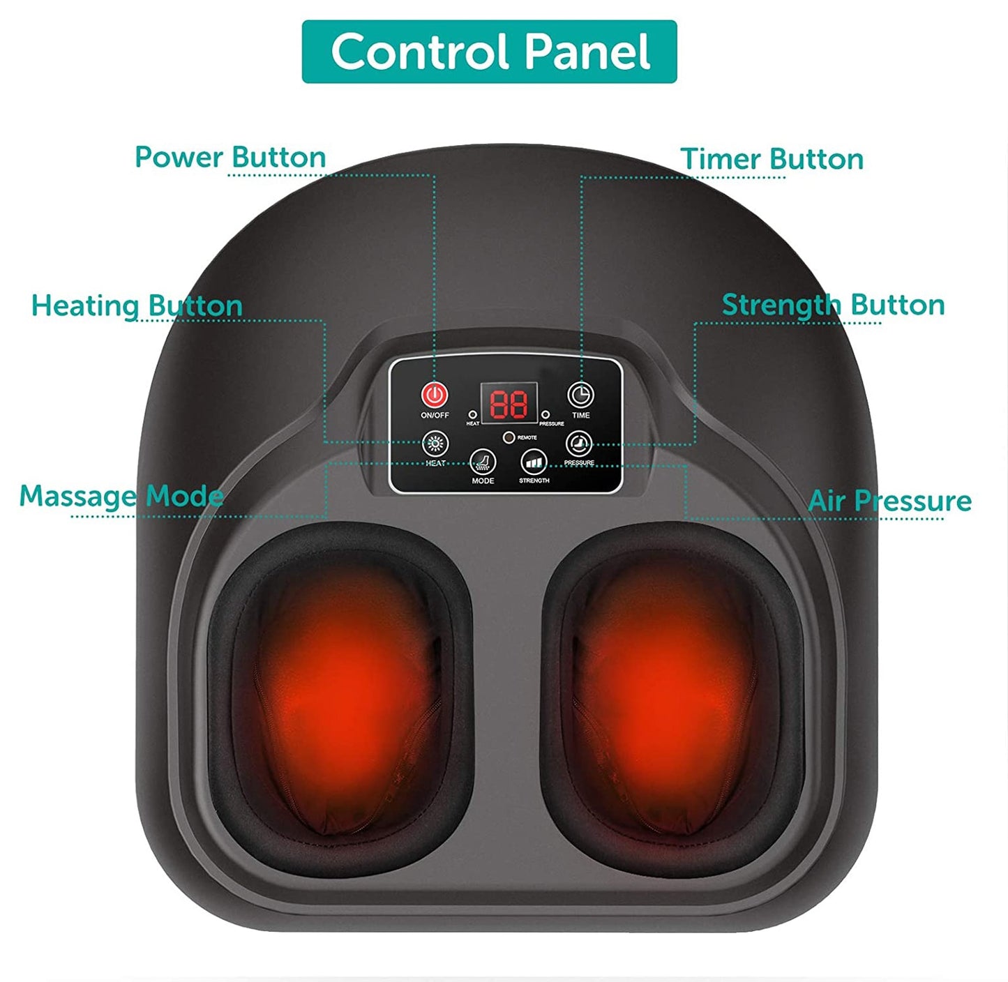 Foot Massage Machine With Rolling Massager